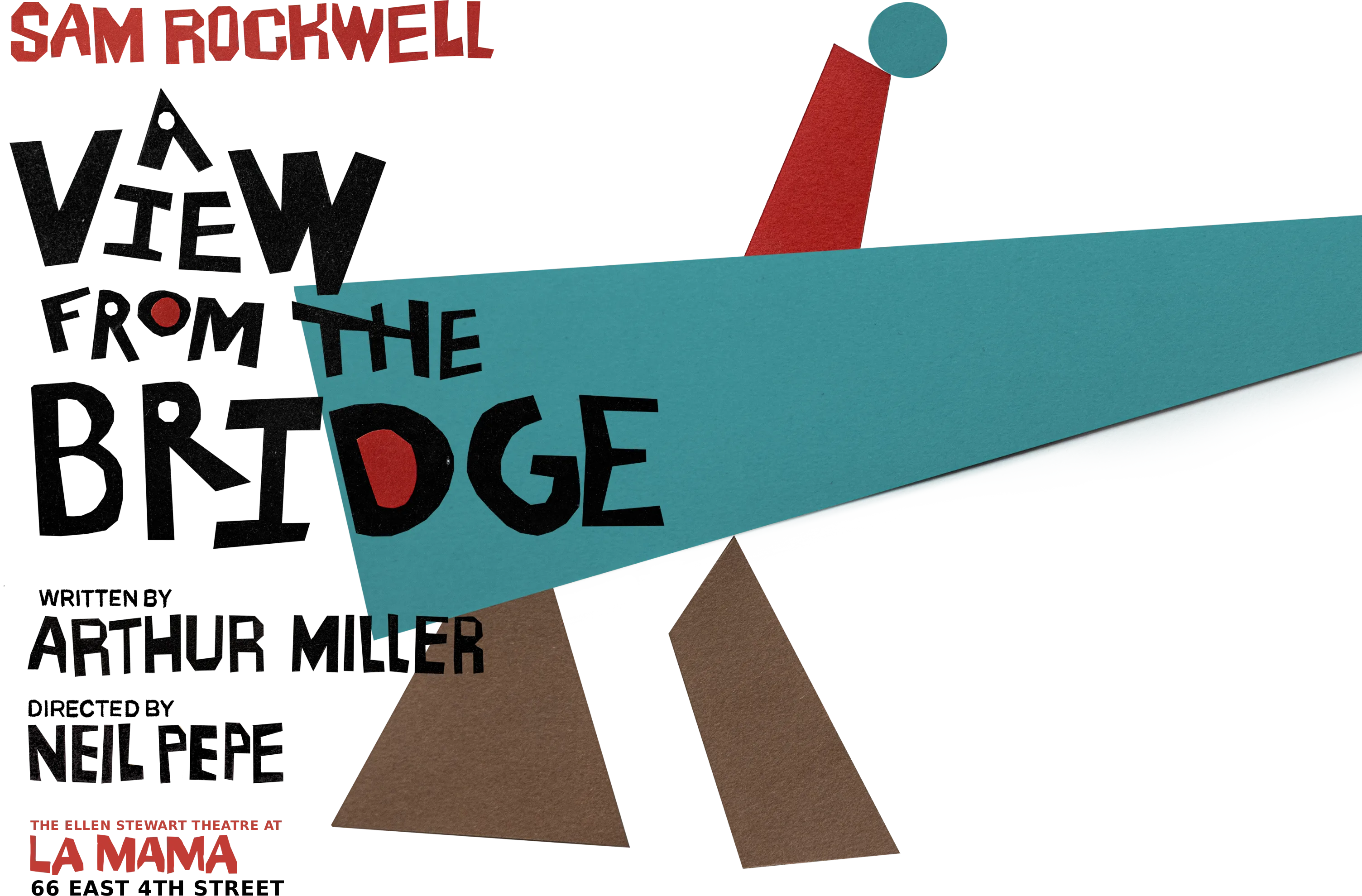 Sam Rockwell in A View From the Bridge, written by Arthur Miller, directed by Neil Pepe
